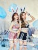 画像8: 【即日発送】【sugar nine×マリームーンコラボ】 セクシーレースバニーコスプレセット【sugar nineハロウィン7点セット】【S-Mサイズ/3カラー】[YMT]