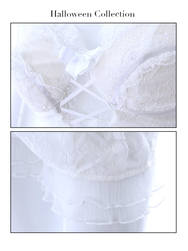 画像14: 【即日発送】【sugar nine×マリームーンコラボ】 セクシーレースバニーコスプレセット【sugar nineハロウィン7点セット】【S-Mサイズ/1カラー】[HC03]