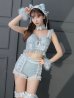 画像16: 【即日発送】【マリームーンコラボ】 セクシーレースキャット【ハロウィンコスプレ6点セット】【XS-Lサイズ/7カラー】[YMT]