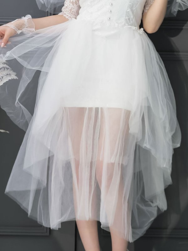 画像8: 【SALE!!】【即日発送】ショートイン花嫁ゾンビコスプレ/ブライドゾンビ【sugar nineハロウィン4点セット】【S-Lサイズ/1カラー】[OF01]