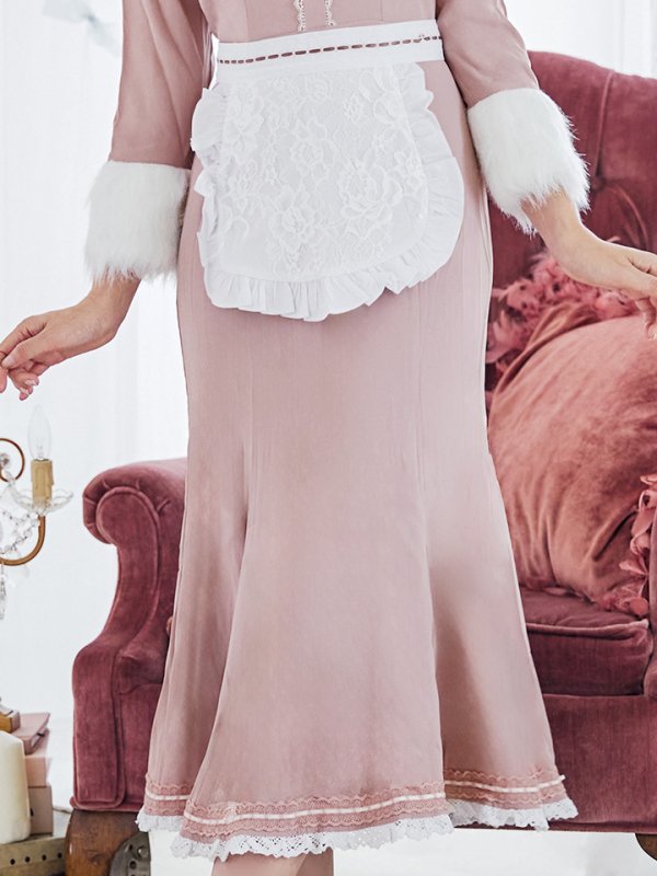 画像19: 【SALE!!】【即日発送】ファーポンチョ付きベアメイドコスプレ/ワンピースコスプレ【sugar nineハロウィン4点セット】【S-Lサイズ/1カラー】[HC03]