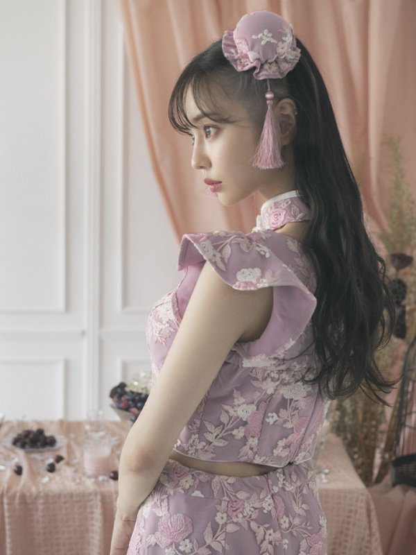 画像8: 【SALE!!】【即日発送】セットアップチャイナドレスコスプレ【sugar nineハロウィン4点セット】【XS-Lサイズ/2カラー】(SE01YN-WH)[HC03]