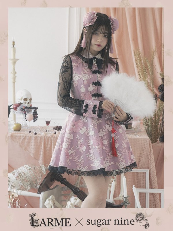 画像11: Aライン/フレアスカートチャイナコスプレ【sugar nineハロウィン3点セット】【S-XLサイズ/2カラー】[OF01]