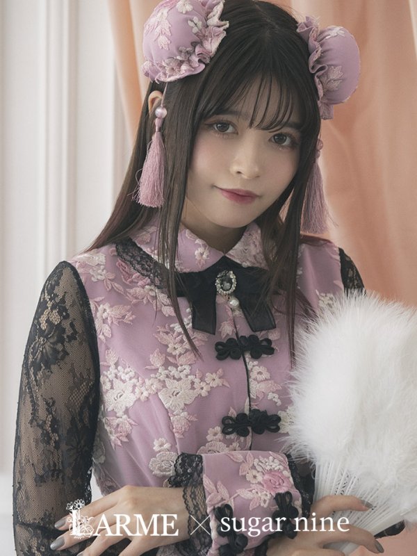 画像12: Aライン/フレアスカートチャイナコスプレ【sugar nineハロウィン3点セット】【S-XLサイズ/2カラー】[OF01]