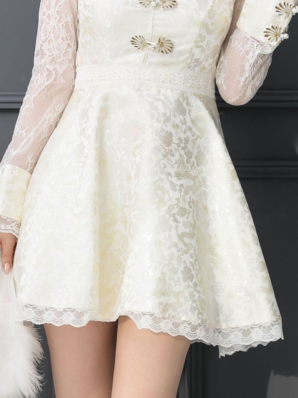 画像9: 【即日発送】Aライン/フレアスカートチャイナコスプレ【sugar nineハロウィン7点セット】【S-XLサイズ/2カラー】[OF01]