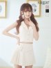 画像13: sugar限定コラボ商品☆XSサイズあり【PURESS/ピュアレス】カラー/ チェック/ ボタン/ ノースリーブ/ セパレート/ プリーツ/ フレア/ ミニドレス/ キャバドレス[OF5]