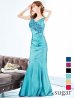画像12: 【UNA VALERIE / ウナヴァレリェ】 マーメイド/ 立体フラワーモチーフ/ タック/ バックスピンドル/ ロングドレス/ キャバドレス[OF05]