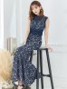 画像42: Lサイズあり【UNA VALERIE / ウナヴァレリェ】総レース/ ハイネック/ ノースリーブ/ マーメイド/ ロングドレス/ キャバドレス[OF05]