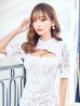 画像24: Lサイズあり【UNA VALERIE / ウナヴァレリェ】  総レース/ バストカットアウト/ 袖あり/ 半袖/ マーメイド/ ロングドレス/ キャバドレス long[OF05]