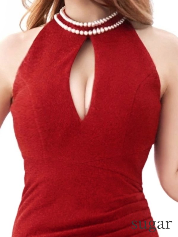 画像32: 【UNA VALERIE / ウナヴァレリェ】  マーメイド/ タック/ パール/ ラメ/ ワンカラー/ アメスリ/ ロングドレス/ キャバドレス long[OF05]