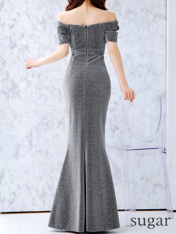 ブラックシルバー モデル：ゆめ　身長：160cm　着用サイズ：8号(Sサイズ)