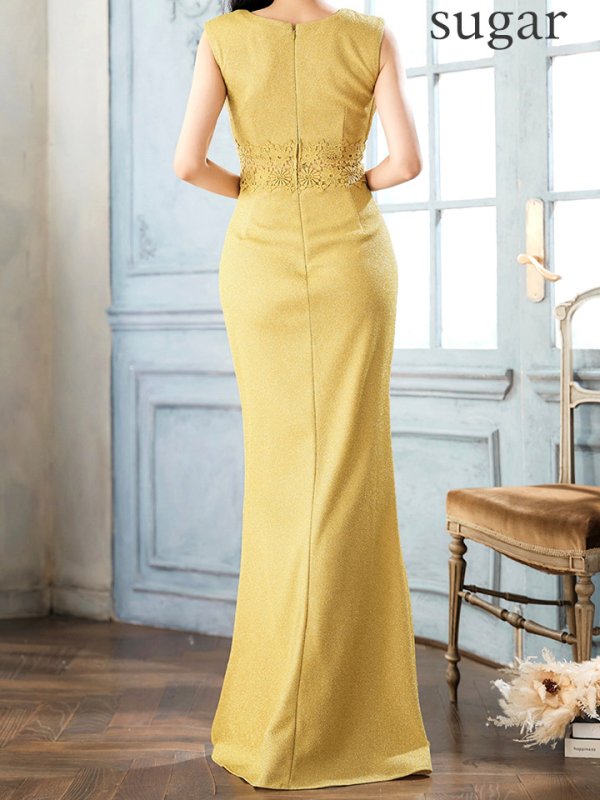 ライトゴールド モデル：まおちゃる　身長：158cm　着用サイズ：8号(Sサイズ)