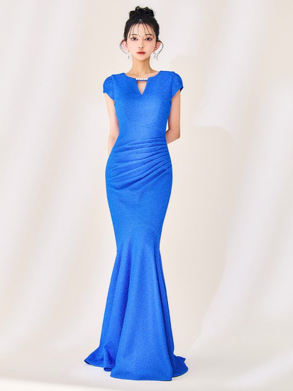 ペリーブルー モデル：まおちゃる　身長：158cm　着用サイズ：8号(Sサイズ)