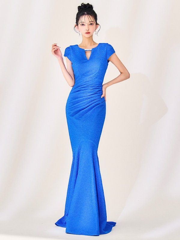 ペリーブルー モデル：まおちゃる　身長：158cm　着用サイズ：8号(Sサイズ)