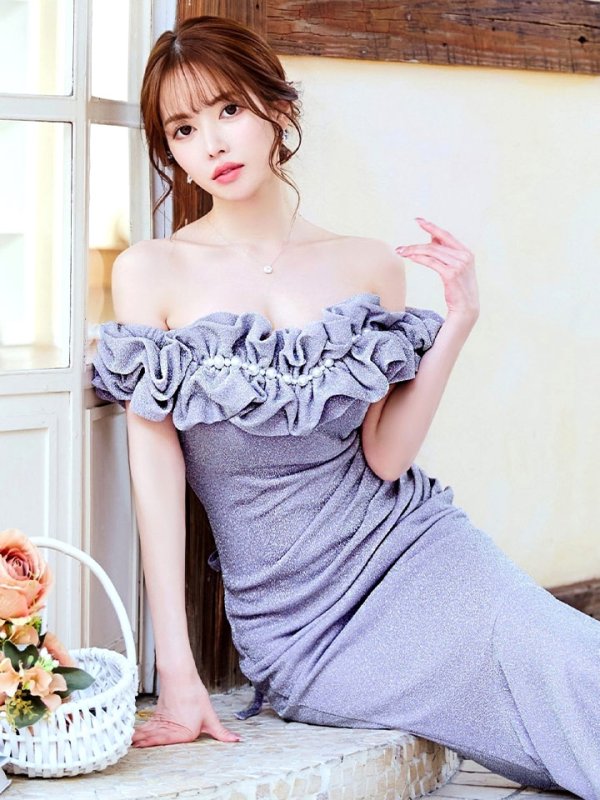 ラベンダー モデル:ゆめ 身長:160cm:8号(Sサイズ)