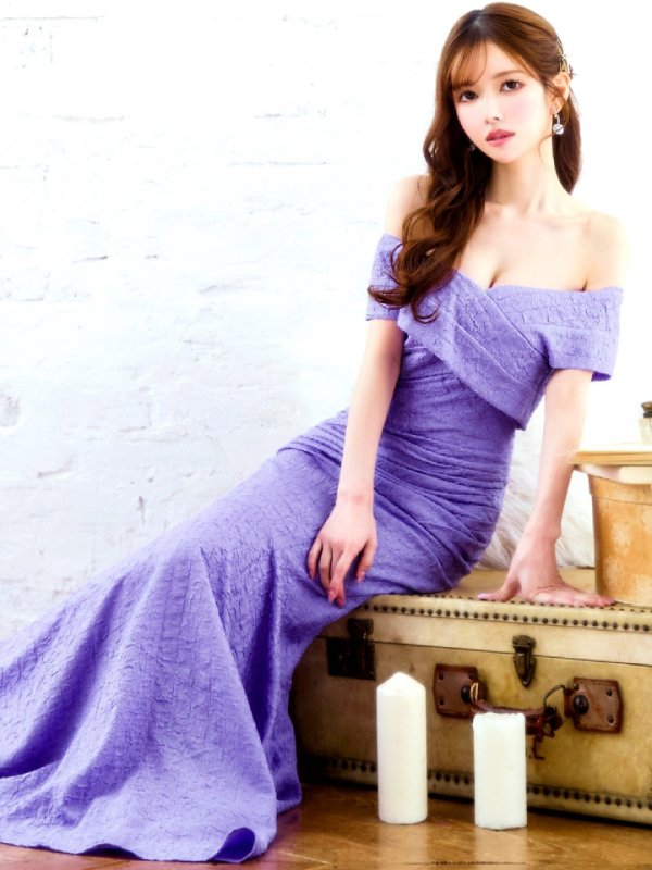 ラベンダー モデル:ゆめ 身長:160cm:Sサイズ