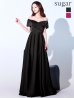 ブラック モデル：真優川咲　身長：158cm　着用サイズ：8号(Sサイズ)