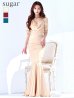シャンパン　モデル：真優川咲　身長：158cm　着用サイズ：8号(Sサイズ)