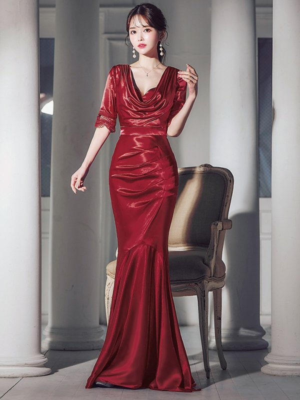 ワイン　モデル：ゆめ　身長：160cm　着用サイズ：8号(Sサイズ)