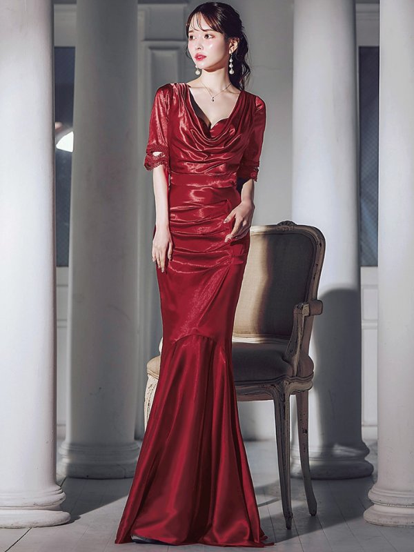 ワイン　モデル：ゆめ　身長：160cm　着用サイズ：8号(Sサイズ)