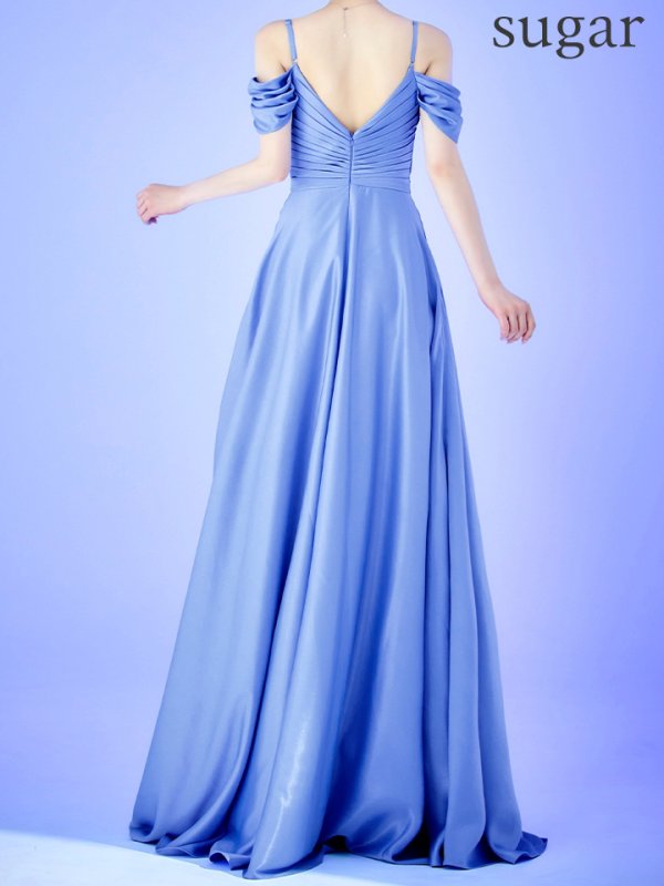 ブルーラベンダー モデル：ゆめ　身長：160cm　着用サイズ：8号(Sサイズ)