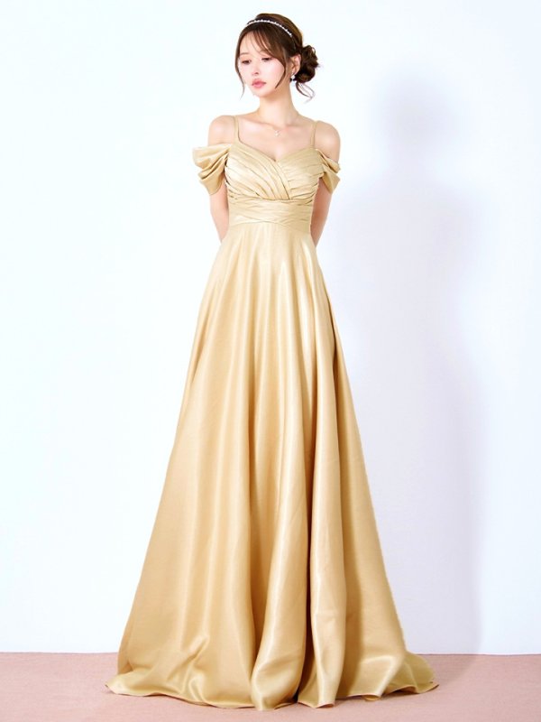 シャンパン モデル：ゆめ　身長：160cm　着用サイズ：8号(Sサイズ)