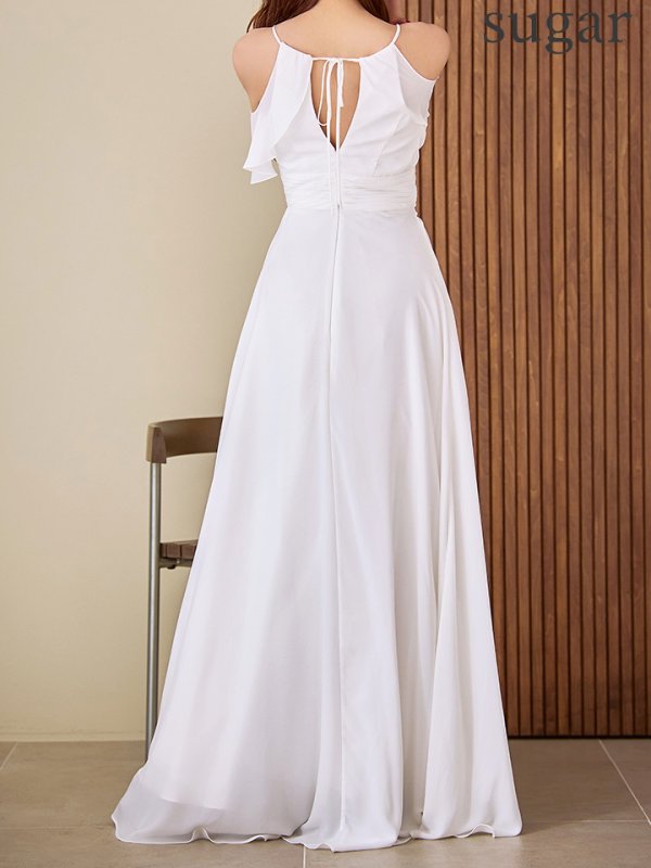 アイボリー モデル：真優川咲　身長：158cm　着用サイズ：8号(Sサイズ)