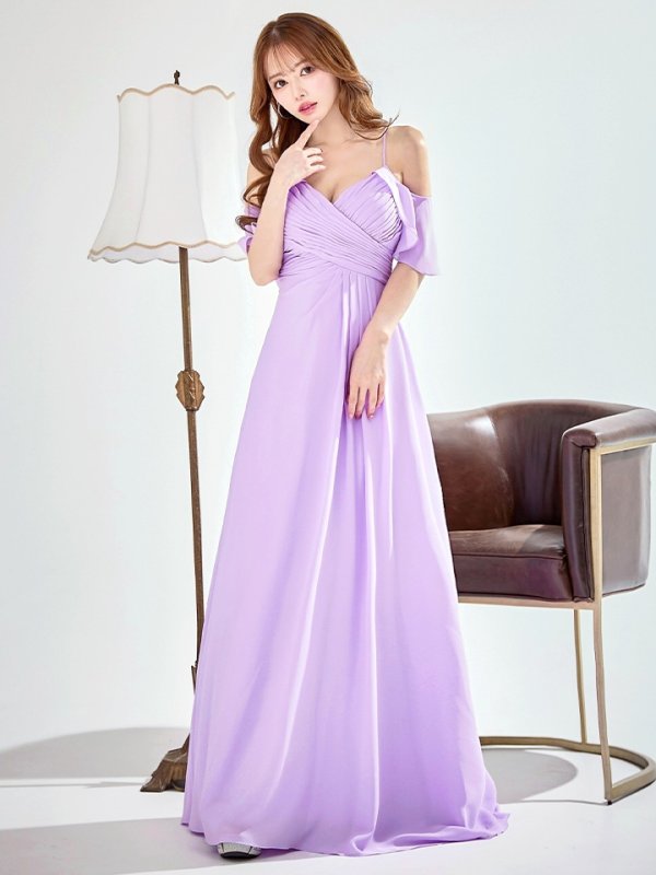 ラベンダー モデル：ゆめ　身長：160cm　着用サイズ：8号(Sサイズ)