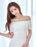 アイボリー モデル：真優川咲　身長：158cm　着用サイズ：8号(Sサイズ)