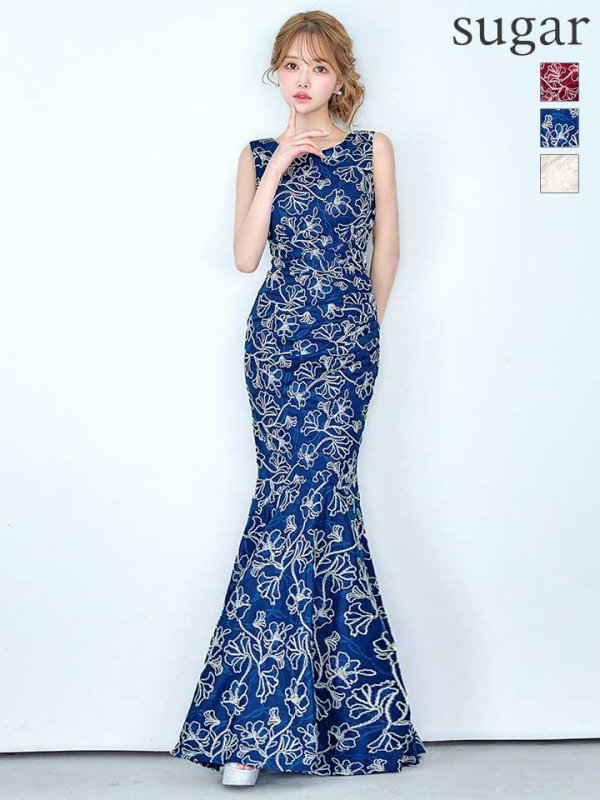 ネイビー　モデル：ゆめ　身長：160cm　着用サイズ：8号(Sサイズ)