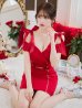 画像15: XSサイズあり【Andy GLAMOROUS/アンディグラマラス】ショルダーリボン/ オフショル/ バックル/ フロントジップ/ ワンカラー/ タイト/ ミニドレス/ キャバドレス[OF05]