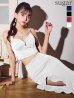 ホワイト モデル：まおちゃる　身長：158cm　着用サイズ：Sサイズ