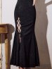 ブラック モデル：まおちゃる　身長：158cm　着用サイズ：Sサイズ