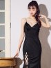 ブラック モデル：まおちゃる　身長：158cm　着用サイズ：Sサイズ
