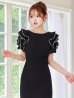 ブラック　モデル：ゆめ　身長：160cm　着用サイズ：8号(Sサイズ)