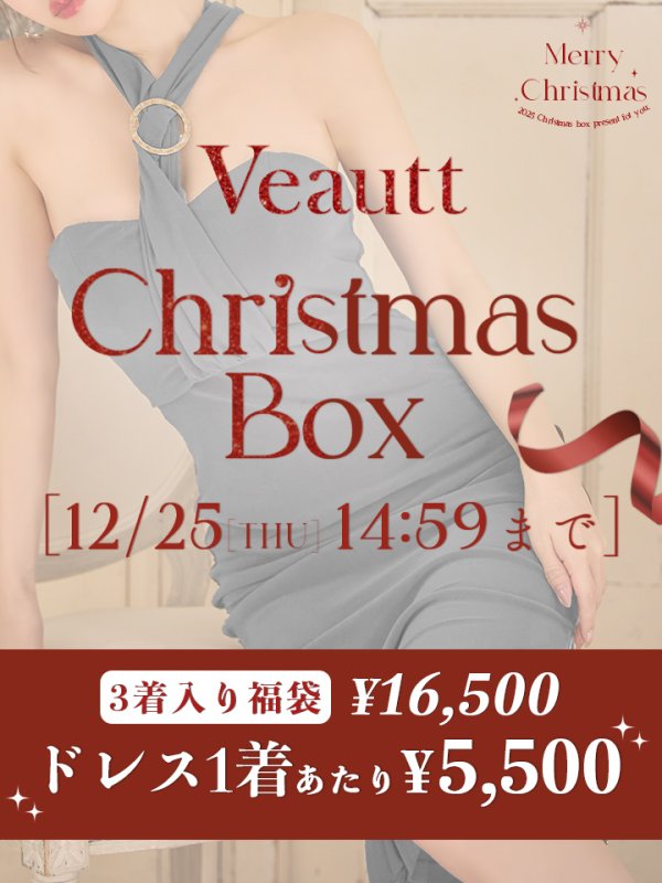 画像1: 【クリスマスボックス】【予約商品/12月25日より順次発送】【1着5,500円】Veautt ミディアムドレス３着入りXMAS BOX[OF2A]