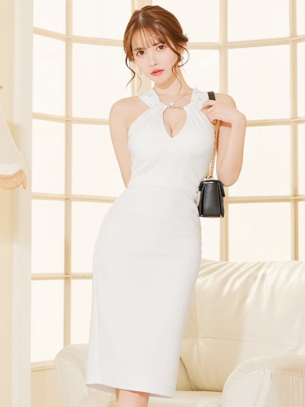 ホワイト モデル:ゆめ 身長:160cm 着用サイズ:XSサイズ