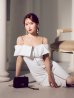 ホワイト モデル：ゆめ　身長：160cm　着用サイズ：XSサイズ