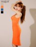 オレンジ　モデル：ゆめ　身長：160cm　着用サイズ：XSサイズ