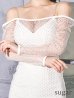 ホワイト モデル：ゆめ　身長：160cm　着用サイズ：XSサイズ