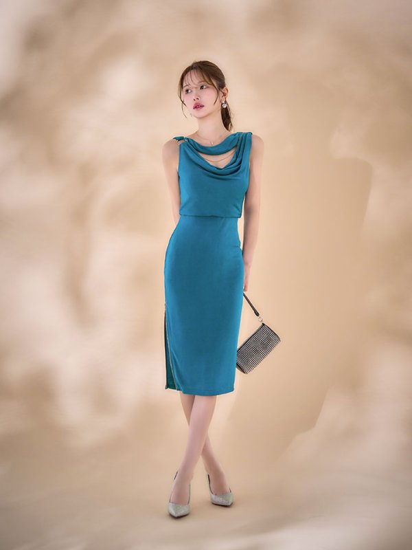 ブルー　モデル：ゆめ　身長：160cm　着用サイズ：Sサイズ