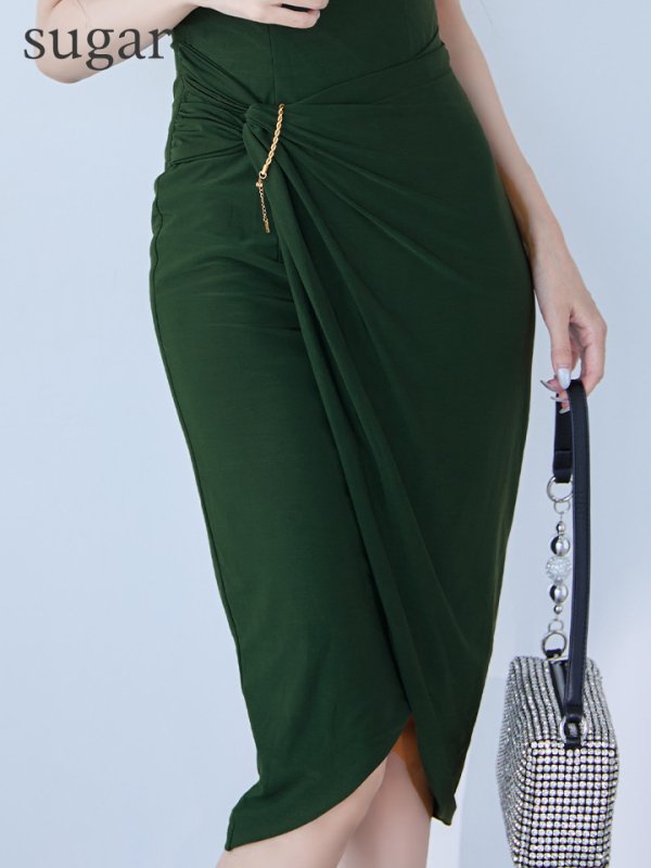 グリーン モデル：ゆめ　身長：162cm　着用サイズ：XSサイズ