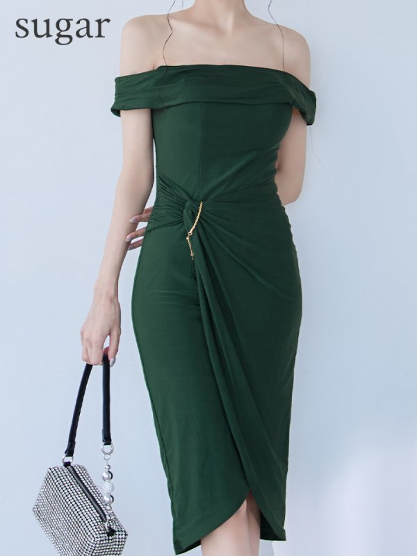 グリーン モデル：ゆめ　身長：162cm　着用サイズ：XSサイズ