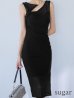 ブラック モデル：まおちゃる　身長：158cm　着用サイズ：XSサイズ
