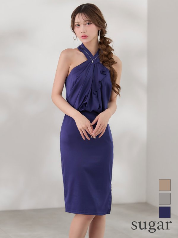 ブルー　モデル：るりぴ　身長：165cm　着用サイズ：XSサイズ 