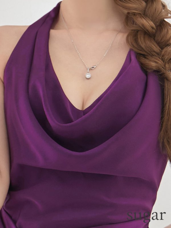 パープル　モデル：るりぴ　身長：165cm　着用サイズ：XSサイズ