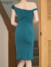 ブルー　モデル：ゆめ　身長：160cm　着用サイズ：Sサイズ