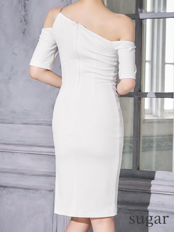 ホワイト モデル:ゆめ 身長:160cm 着用サイズ:Sサイズ