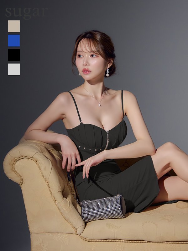 ブラック モデル：ゆめ　身長：160cm　着用サイズ：Sサイズ