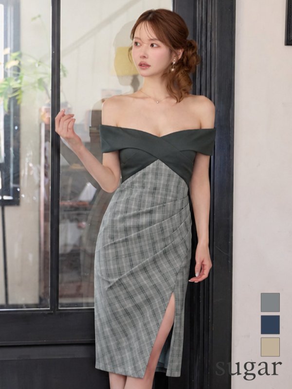 グレー　モデル：ゆめ　身長：160cm　着用サイズ：Sサイズ
